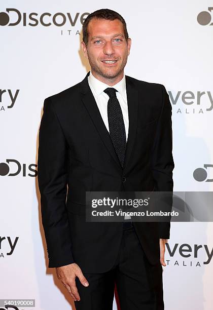 Daniele Piervincenzi attends the Discovery Networks Upfront on June 14, 2016 in Milan, Italy.