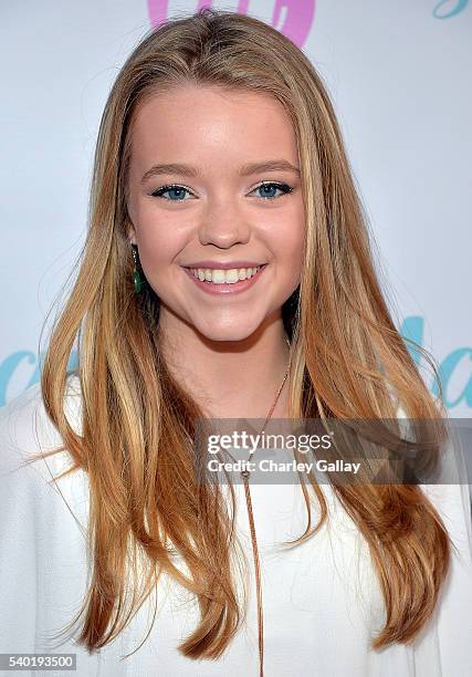 Jade Pettyjohn attends Breanna Yde's 13th Birthday Party at Lucky Strike Lanes at L.A. Live on June 11, 2016 in Los Angeles, California.