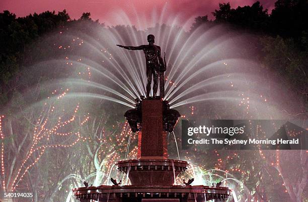 The Archibald Fountain at Hyde Park, Sydney on 4 February 1999. SMH NEWS Picture by JACKY GHOSSEIN.