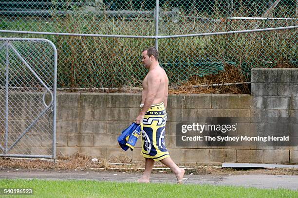 Parramatta pool where the Parramatta Eels were having a warm down session. Mark Riddell, 26 March 2007. SMH SPORT Picture by CRAIG GOLDING