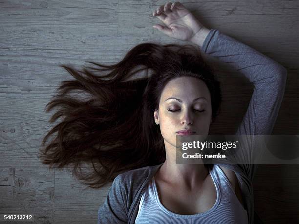 sun - woman eyes closed stock pictures, royalty-free photos & images