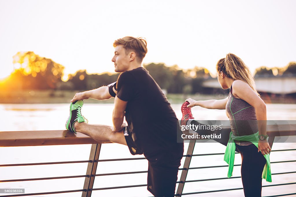 Working out in perfect sync