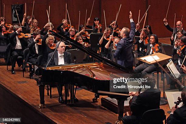 Rotterdam Philharmonic Orchestra performing at Avery Fisher Hall on Sunday afternoon, February 22, 2015.This image:Nicholas Angelich performing...