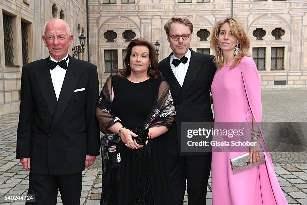 Karin Holler-Schottenhamel and her daughter Sophie Schottenhamel during a charity dinner hosted by AMADE Deutschland and Roland Berger Foundation at...