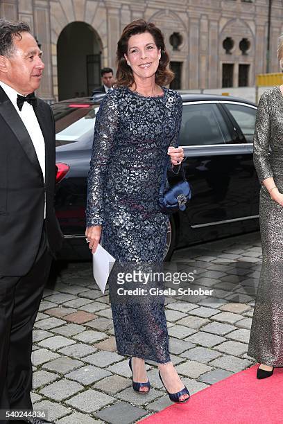 Princess Caroline of Hannover during a charity dinner hosted by AMADE Deutschland and Roland Berger Foundation at Kaisersaal der Residenz der...