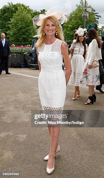 Sally Bercow attends day 1 of Royal Ascot at Ascot Racecourse on June 14, 2016 in Ascot, England.