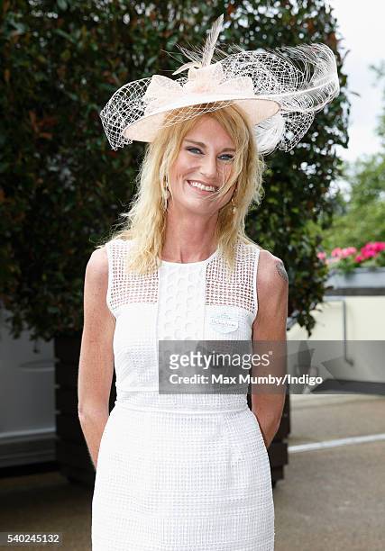 Sally Bercow attends day 1 of Royal Ascot at Ascot Racecourse on June 14, 2016 in Ascot, England.