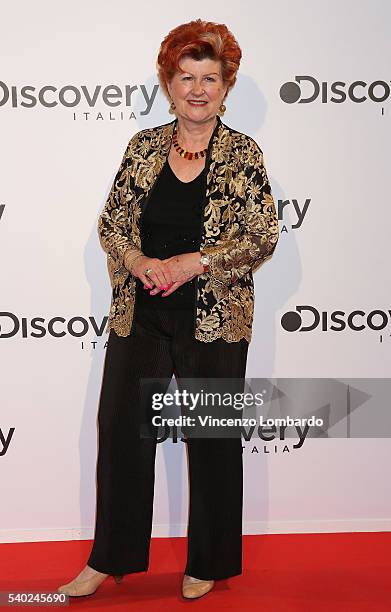 Annie Feolde attends the Discovery Networks Upfront on June 14, 2016 in Milan, Italy.