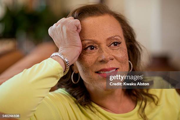 Champion boxer Muhammad Ali is photographed with his wife Lonnie Ali for AARP Magazine on June 1, 2014 in Phoenix, Arizona.