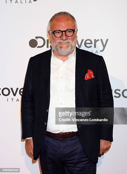Antonello Colonna attends the Discovery Networks Upfront on June 14, 2016 in Milan, Italy.