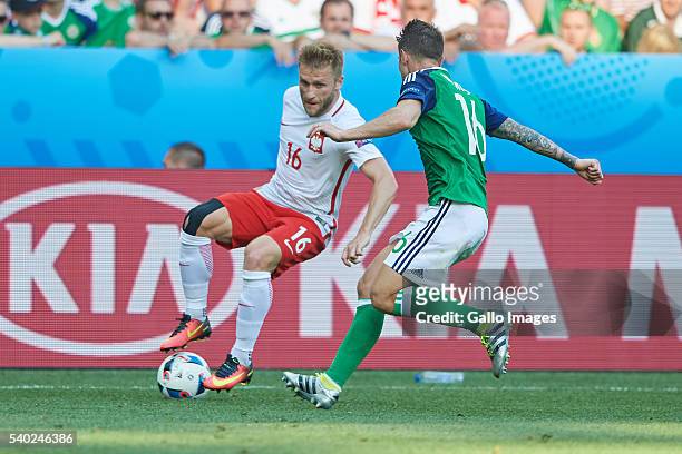 Jakub Blaszczykowski of Poland during the UEFA Euro 2016 group C match between Poland and Northern Ireland at the Allianz Riviera stadium on June 12,...