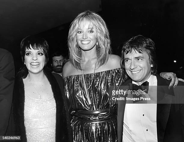 Liza Minnelli, Susan Anton and Dudley Moore circa 1982 in New York City.