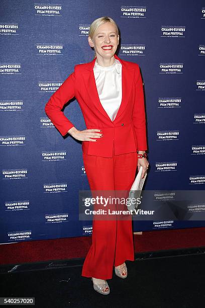 Anna Sherbinina attends the Closing Ceremony of 5th Champs Elysees Film Festival on June 14, 2016 in Paris, France.