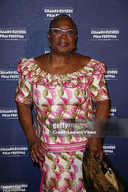 Firmine Richard attends the Closing Ceremony of 5th Champs Elysees Film Festival on June 14, 2016 in Paris, France.