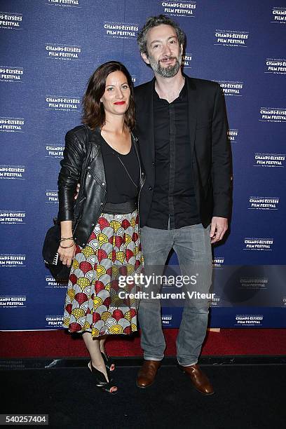 Audrey Garcia and Vincent Desagnat attend the Closing Ceremony of 5th Champs Elysees Film Festival on June 14, 2016 in Paris, France.