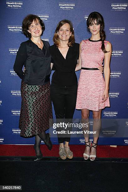 Anne Le Ny, Marie Madinier and Charlotte Le Bon attend the Closing Ceremony of 5th Champs Elysees Film Festival on June 14, 2016 in Paris, France.