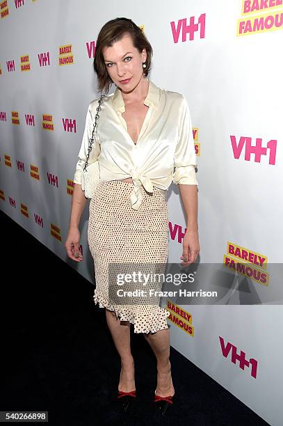 Actress Milla Jovovich attends VH1's "Barely Famous" Season 2 Party on June 14, 2016 in West Hollywood, California.