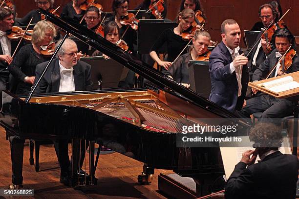 Rotterdam Philharmonic Orchestra performing at Avery Fisher Hall on Sunday afternoon, February 22, 2015.This image:Nicholas Angelich performing...