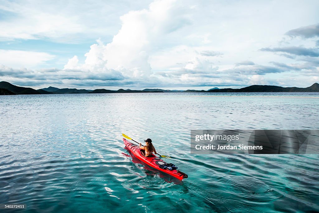 Kayaking excursion through the Philippines