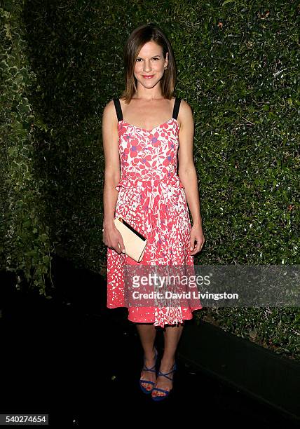 Actress Fuschia Sumner attends the 2016 Women In Film Max Mara Face of the Future celebrating Natalie Dormer at Chateau Marmont on June 14, 2016 in...