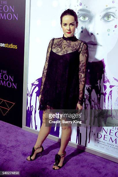 Actress Jena Malone attends premiere of Amazon's 'The Neon Demon' at ArcLight Cinemas Cinerama Dome on June 14, 2016 in Hollywood, California.
