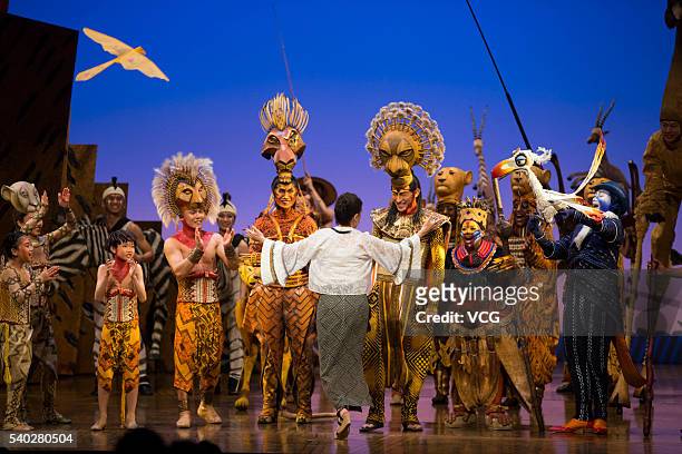 American director Julie Taymor attends the premiere of "The Lion King" musical at Shanghai Disney Resort on June 14, 2016 in Shanghai, China.