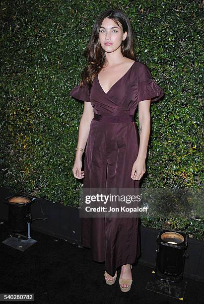 Actress Rainey Qualley arrives at Max Mara Celebrates Natalie Dormer-The 2016 Women In Film Max Mara Face Of The Future at Chateau Marmont on June...