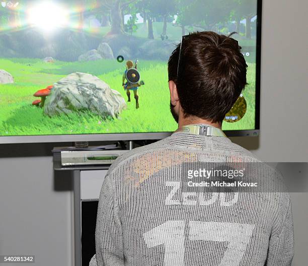 Zedd got an exclusive look at the latest Zelda for Wii U game while attending the 2016 E3 Gaming Convention at Los Angeles Convention Center on June...