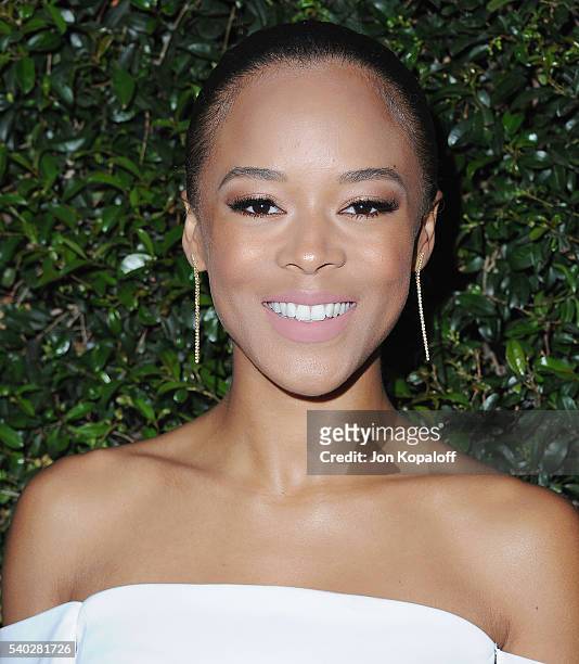 Actress Serayah arrives at Max Mara Celebrates Natalie Dormer-The 2016 Women In Film Max Mara Face Of The Future at Chateau Marmont on June 14, 2016...