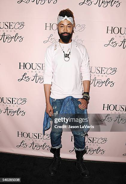 Stylist Ty Hunter attends the House of CB flagship store launch at House Of CB on June 14, 2016 in West Hollywood, California.