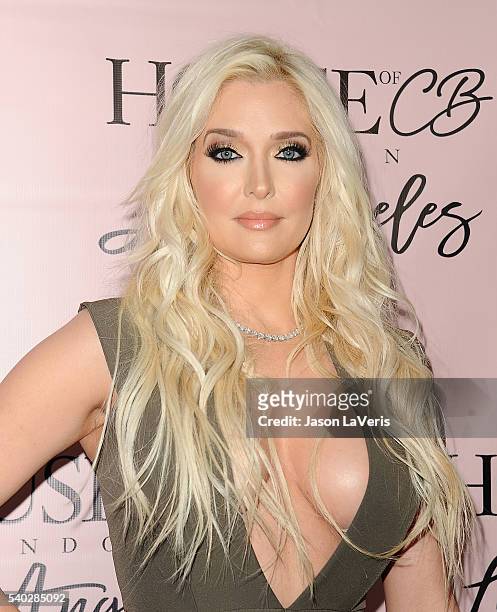Erika Jayne attends the House of CB flagship store launch at House Of CB on June 14, 2016 in West Hollywood, California.