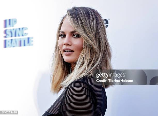 Chrissy Teigen attends the FYC event for Spike's 'Lip Sync Battle' on June 14, 2016 in North Hollywood, California.