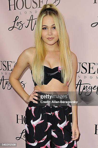 Actress Kelli Burglung attends the House of CB Flagship Store Launch party at the House of CB on June 14, 2016 in West Hollywood, California.