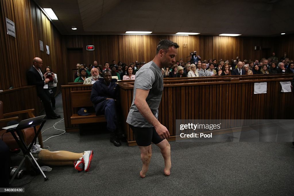 Oscar Pistorius Attends A Fresh Sentencing Hearing In Reeva Steenkamp Murder