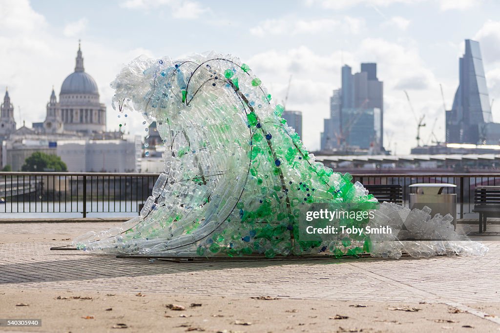 The Wave sculpture by Wren Miller commissioned to launch BRITA's