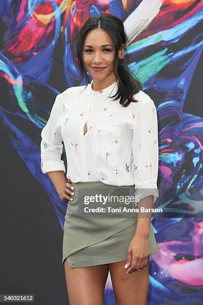 Candice Patton attends "The Flash" Photocall as part of the 56th Monte Carlo Tv Festival at the Grimaldi Forum on June 14, 2016 in Monte-Carlo,...