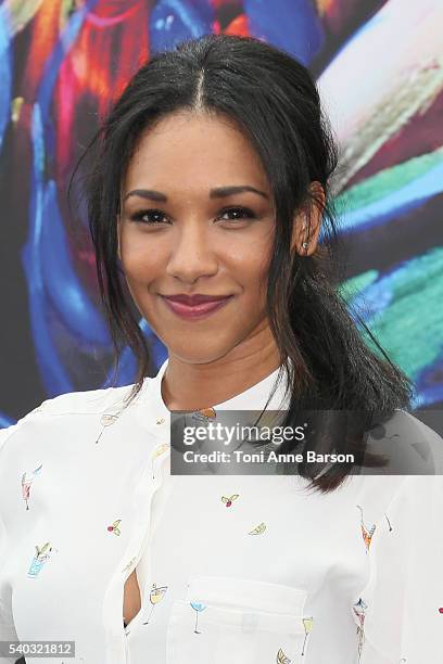 Candice Patton attends "The Flash" Photocall as part of the 56th Monte Carlo Tv Festival at the Grimaldi Forum on June 14, 2016 in Monte-Carlo,...