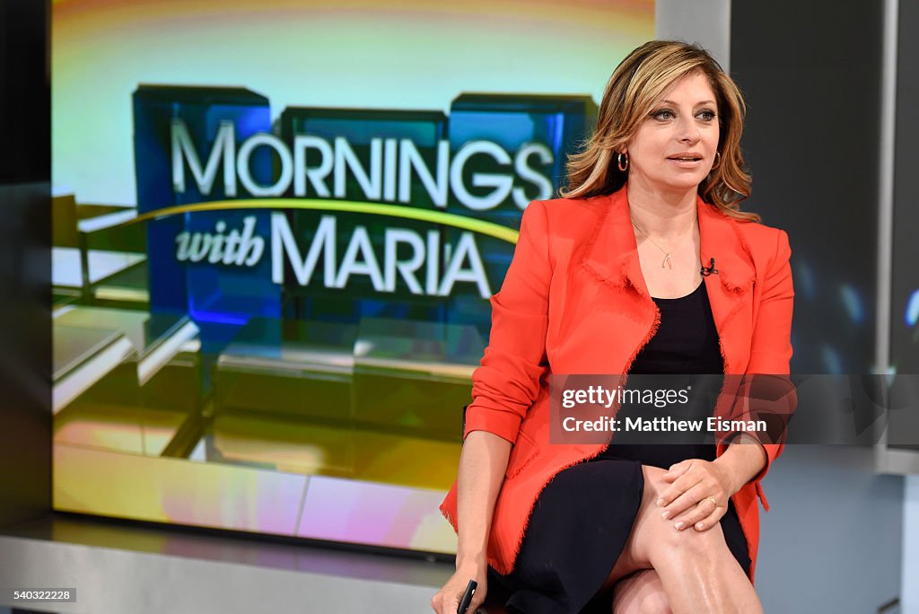 Fox News anchor Maria Bartiromo visits Fox Business Network at FOX ...