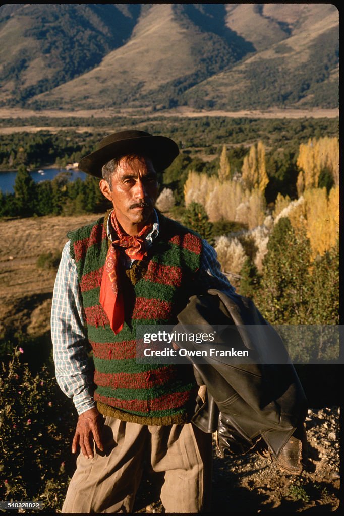 Argentine Gaucho on Andes Ranch