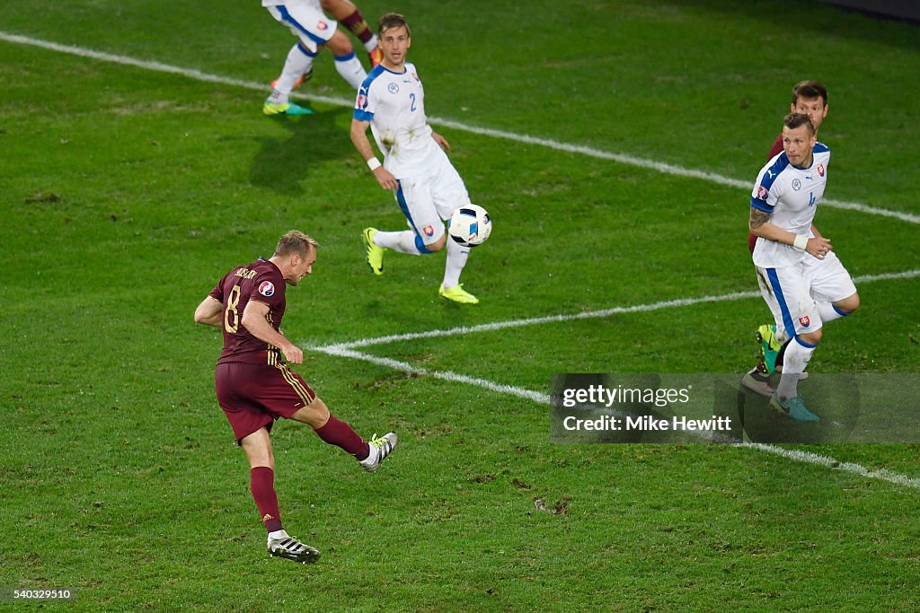 Russia v Slovakia - Group B: UEFA Euro 2016