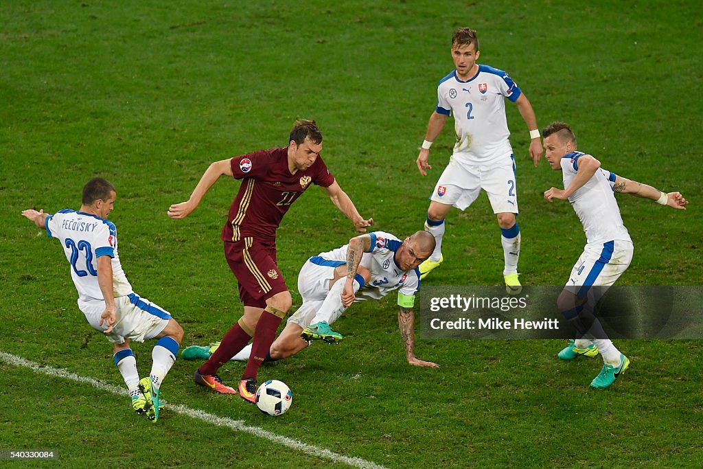 Russia v Slovakia - Group B: UEFA Euro 2016