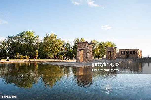 The Temple of Debod in Madrid, was a gift from Egypt to Spain in 1968 in compensation for Spanish aid after the international call made by UNESCO to...