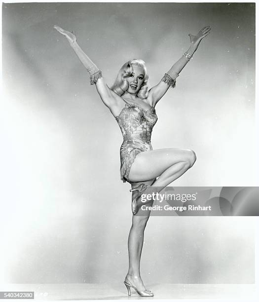 Mamie Van Doren in movie Ain't Misbehavin', directed by Edward Buzzell, 1955