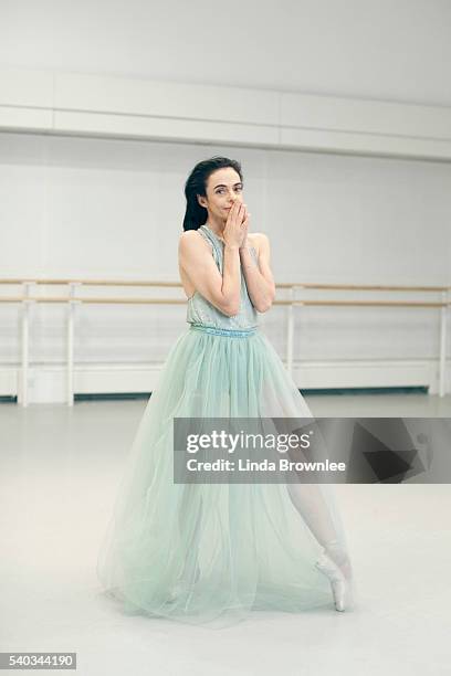 Prima ballerina Allessandra Ferri is photographed for Vogue on March 12, 2015 in London, England.