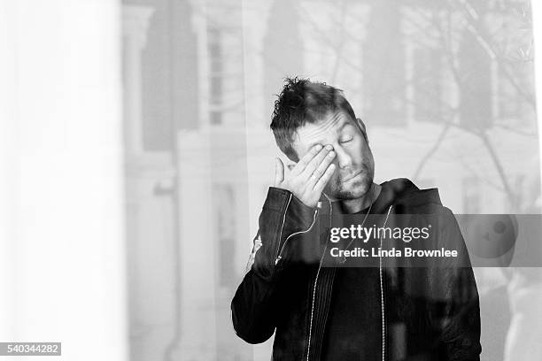 Singer and musician Damon Albarn is photographed for Mr Porter on March 5, 2014 in London, England.