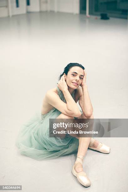 Prima ballerina Allessandra Ferri is photographed for Vogue on March 12, 2015 in London, England.