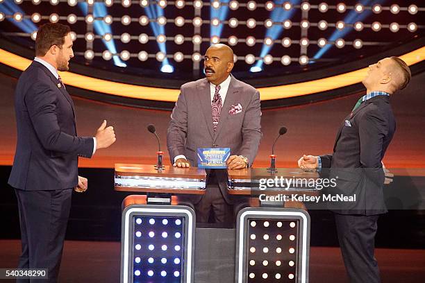 Defense vs NFC Offense and AFC Offense vs NFC Defense" - "Celebrity Family Feud" will feature football players from the AFC and NFC's Offense and...