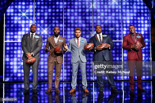 Defense vs NFC Offense and AFC Offense vs NFC Defense" - "Celebrity Family Feud" will feature football players from the AFC and NFC's Offense and...