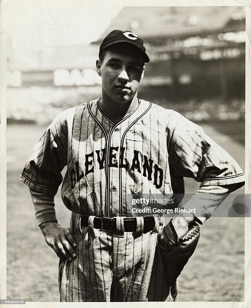 Bob Feller in Baseball Uniform