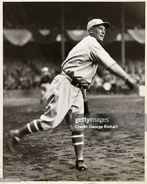 Jack Quinn Throwing a Baseball